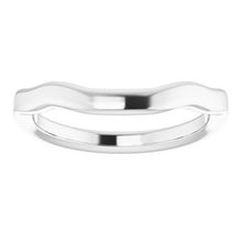 Charger l'image dans la galerie, Sterling Silver Band for 9 mm Cushion Ring
