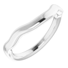 Charger l'image dans la galerie, Sterling Silver Band for 11 mm Cushion Ring
