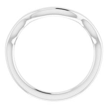Charger l'image dans la galerie, Sterling Silver Band for 11 mm Cushion Ring
