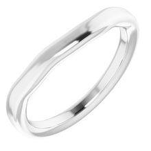 Load image into Gallery viewer, Sterling Silver Band for 6 mm Asscher Ring
