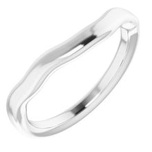 Charger l&#39;image dans la galerie, Sterling Silver Band for 8 mm Asscher Ring
