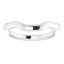 Charger l'image dans la galerie, Sterling Silver Band for 8x6 mm Emerald Ring
