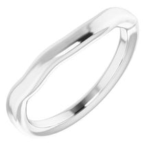 Charger l&#39;image dans la galerie, Sterling Silver Band for 6 mm Square Ring
