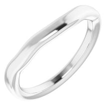 Charger l&#39;image dans la galerie, Sterling Silver Band for 5.5 mm Square Ring
