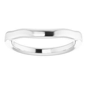 Sterling Silver Band for 5.5 mm Square Ring