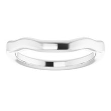 Charger l'image dans la galerie, Sterling Silver Band for 8 mm Square Ring
