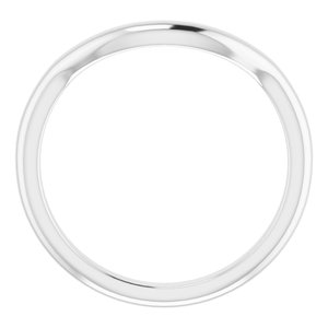 Sterling Silver Band for 14 mm Round Ring