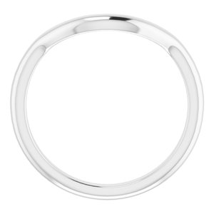 Sterling Silver Band for 16x12 mm Oval Ring