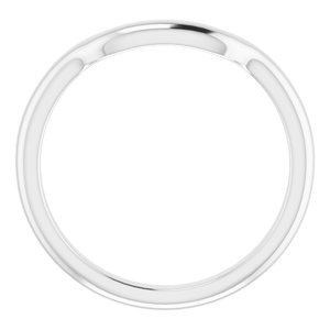 Sterling Silver Band for 11 mm Cushion Ring
