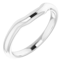 Load image into Gallery viewer, Sterling Silver Band for 7 mm Asscher Ring
