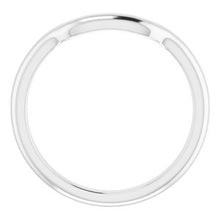 Load image into Gallery viewer, Sterling Silver Band for 10 mm Asscher Ring

