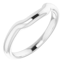 Charger l&#39;image dans la galerie, Sterling Silver Band for 9 mm Cushion Ring
