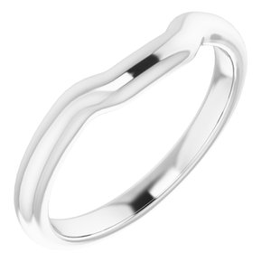 Sterling Silver Band for 5.5 mm Square Ring