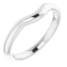Load image into Gallery viewer, Sterling Silver Band for 6x6 mm Heart Ring
