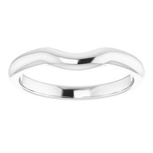 Load image into Gallery viewer, Sterling Silver Band for 6x6 mm Heart Ring
