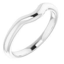 Load image into Gallery viewer, Sterling Silver Band for 7x3.5 mm Marquise Ring
