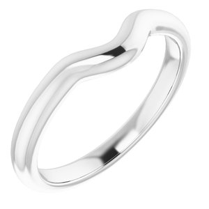 Sterling Silver Band for 6x4 mm Pear Ring