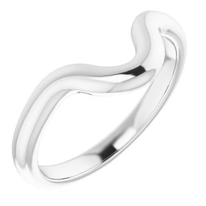 Sterling Silver Band for 12x8 mm Pear Ring