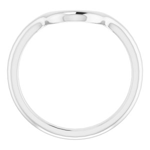 Sterling Silver Band for 12x8 mm Pear Ring