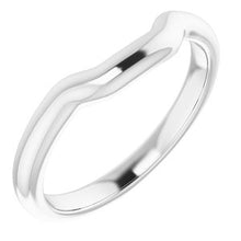 Charger l&#39;image dans la galerie, Sterling Silver Band for 6 mm Square Ring
