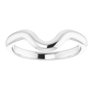 Sterling Silver Band for 10x7 mm Pear Ring