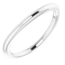 Charger l'image dans la galerie, Sterling Silver Band for 9.4 mm Round Ring
