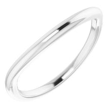 Charger l'image dans la galerie, Sterling Silver Band for 14x10 mm Oval Ring
