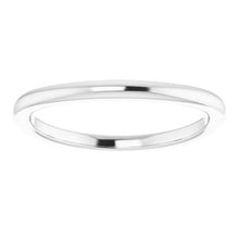 Charger l&#39;image dans la galerie, Sterling Silver Band for 6 mm Cushion Ring
