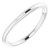 Charger l'image dans la galerie, Sterling Silver Band for 9 mm Cushion Ring
