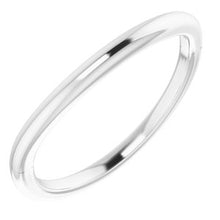 Charger l'image dans la galerie, Sterling Silver Band for 11 mm Cushion Ring
