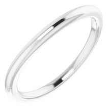 Charger l'image dans la galerie, Sterling Silver Band for 8x6 mm Emerald Ring

