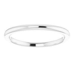 Sterling Silver Band for 4.5 mm Square Ring