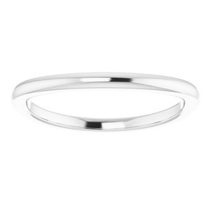 Sterling Silver Band for 10 mm Square Ring