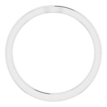 Charger l'image dans la galerie, Sterling Silver Band for 7 x 5 mm Oval
