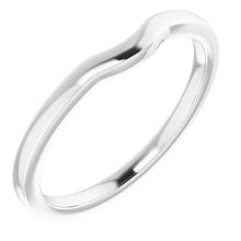 Charger l'image dans la galerie, Sterling Silver Band for 8 x 8 mm Cushion
