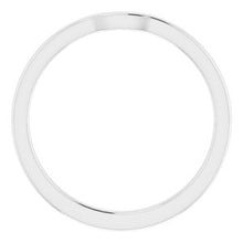 Charger l'image dans la galerie, Sterling Silver Band for 7 x 5 mm Emerald
