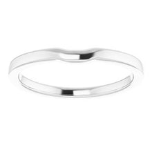 Charger l'image dans la galerie, Sterling Silver Band for 7 x 5 mm Emerald
