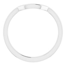Load image into Gallery viewer, Sterling Silver Band for 12 x 10 mm Emerald
