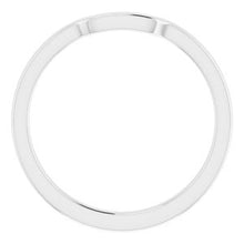 Charger l'image dans la galerie, Sterling Silver Band for 8 x 8 mm Square
