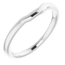 Charger l'image dans la galerie, Sterling Silver Band for 7 x 7 mm Square
