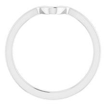 Charger l'image dans la galerie, Sterling Silver Band for 12 x 6 mm Marquise
