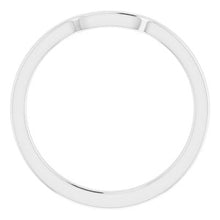 Charger l'image dans la galerie, Sterling Silver Band for 7.5 x 7.5 mm Square
