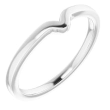 Load image into Gallery viewer, Sterling Silver Band for 8 x 4 mm Marquise
