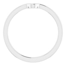 Load image into Gallery viewer, Sterling Silver Band for 8 x 4 mm Marquise
