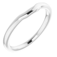 Charger l'image dans la galerie, Sterling Silver Band for 6.5 x 6.5 mm Square
