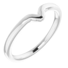 Charger l'image dans la galerie, Sterling Silver Band for 9 x 4.5 mm Marquise

