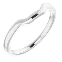 Load image into Gallery viewer, Sterling Silver Band for 10 x 10 mm Square

