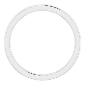 Sterling Silver Band for 4.8 mm Round