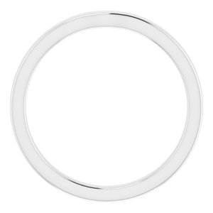 Sterling Silver Band for 8 mm Round
