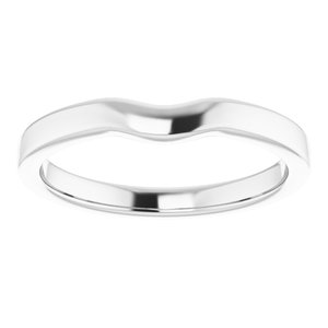 Sterling Silver Band for 11 x 9 mm Oval